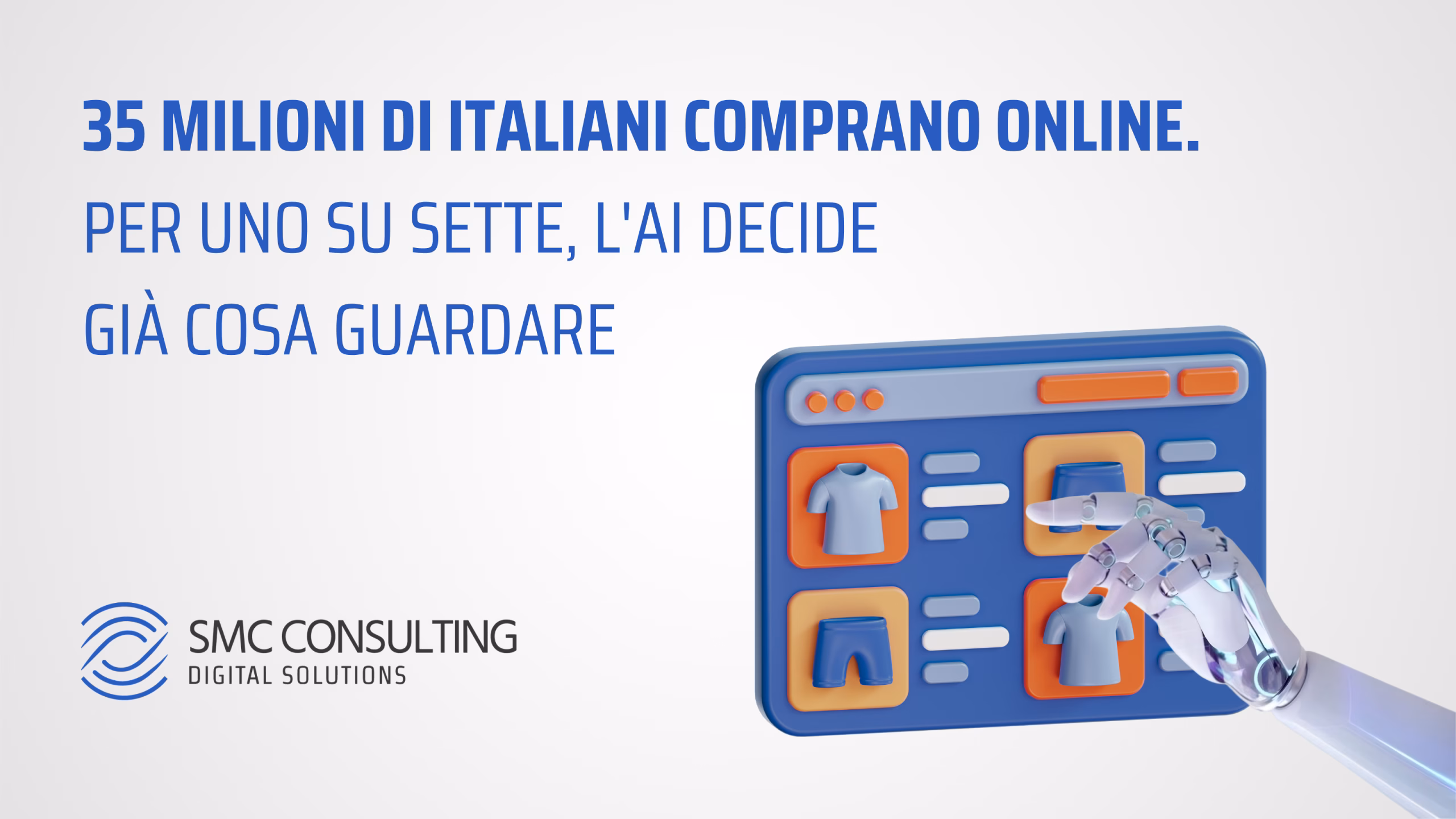 Acquirente digitale che interagisce con un assistente AI su smartphone durante una sessione di shopping online